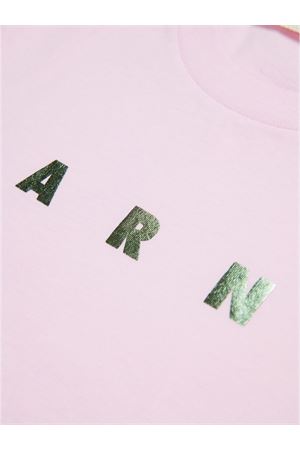 t-shirt in cotone rosa MARNI KIDS | M01317M00HZ0M347